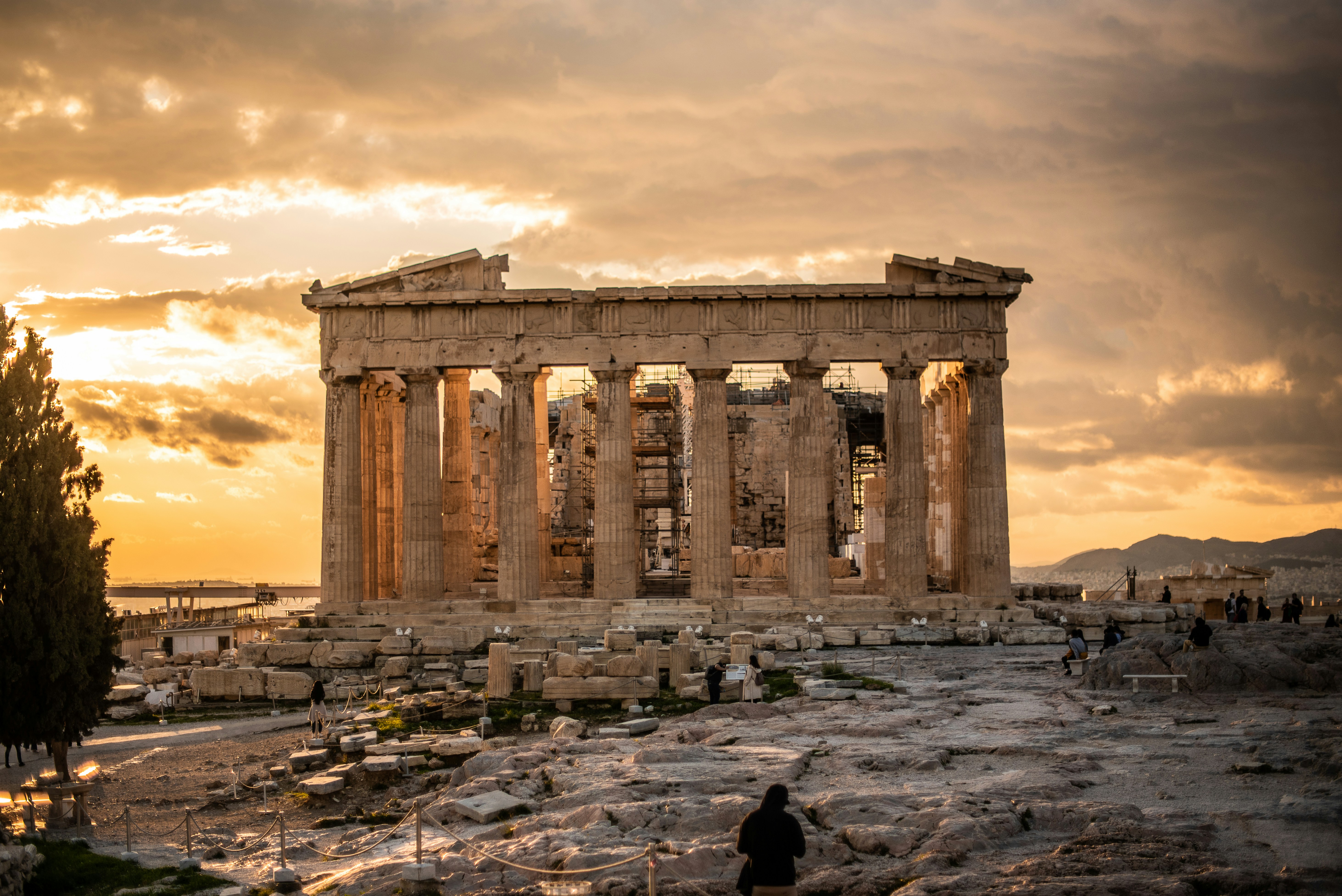 Atenas al atardecer